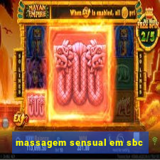 massagem sensual em sbc